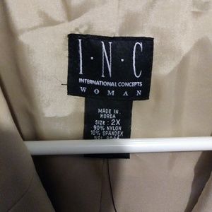 Beautiful tan trench coat. INC SIZE 2X